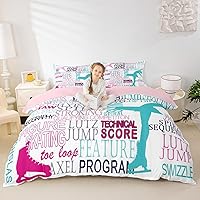 Vista 16 de Juego de funda de edredón de baloncesto para niños, tamaño matrimonial, juego de ropa de cama de 3 piezas para adolescentes y hombres, decoración