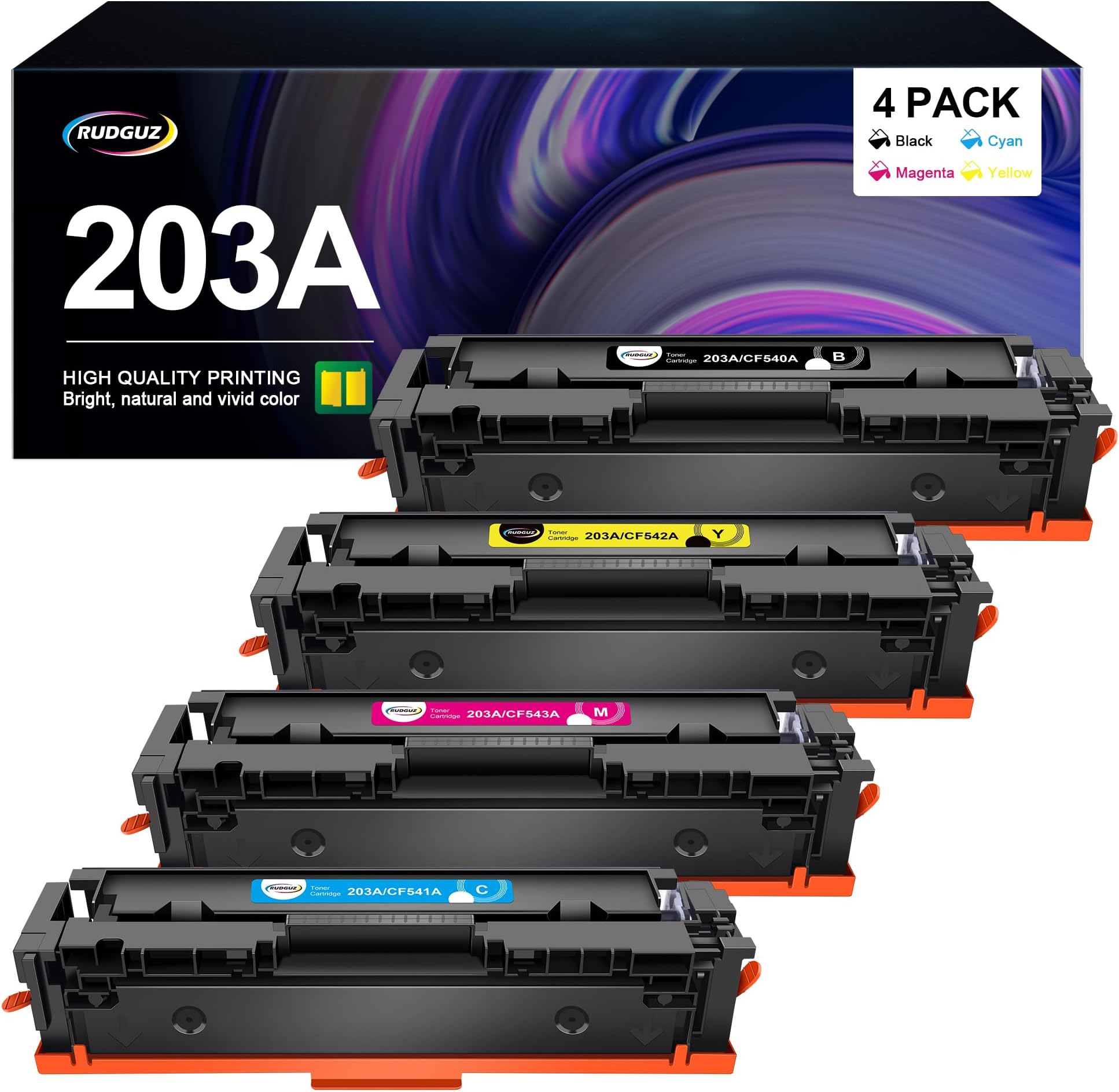 4 Toner XXL Per HP 117A Con Chip Per Color Laser MFP 178nwg - Foto 7
