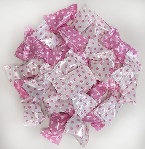 Miniatura 9 de Bolas de menta de lunares de 100 unidades, envueltas individualmente, (amarillo)