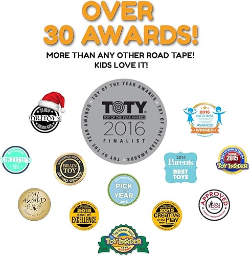 Miniatura 13 de Cinta negra de 30 x 4 pulgadas, cinta negra de auto ideal para niños, rollo de pegatinas para sets de carros y trenes, se pega al piso y las Asfalto