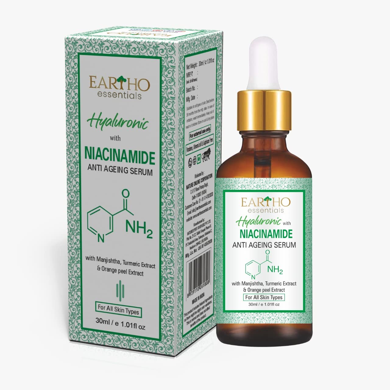 Ayurvedic Hyaluronic with Niacinamide Anti Ageing Serum 30 ML