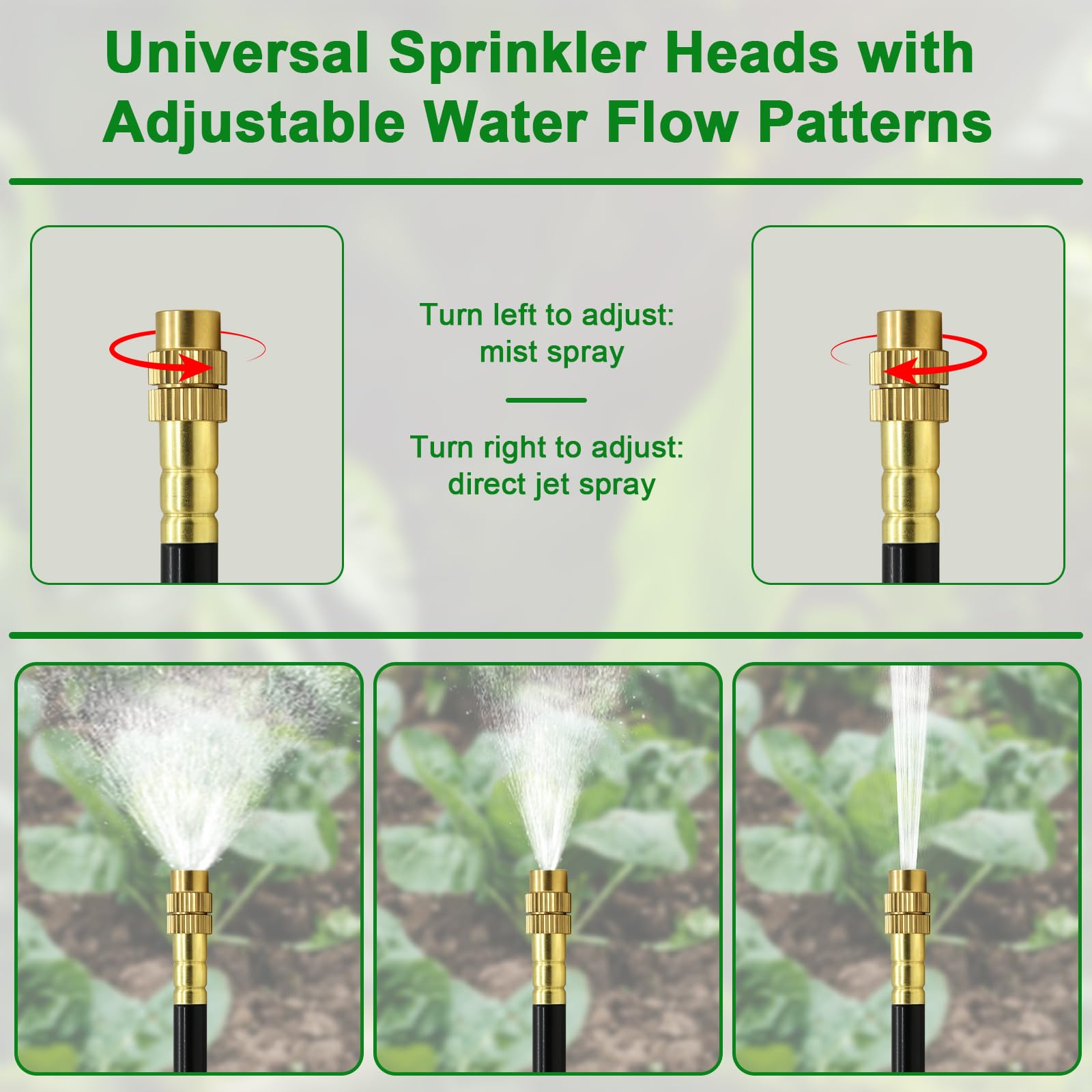 Bewässerungssystem Micro Drip, 38M Tropfbewässerung Set für Garten & Balkon