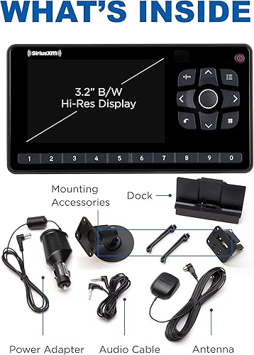Miniatura 7 de SiriusXM - Radio satelital SXEZR1H1 Onyx EZR con kit para el hogar