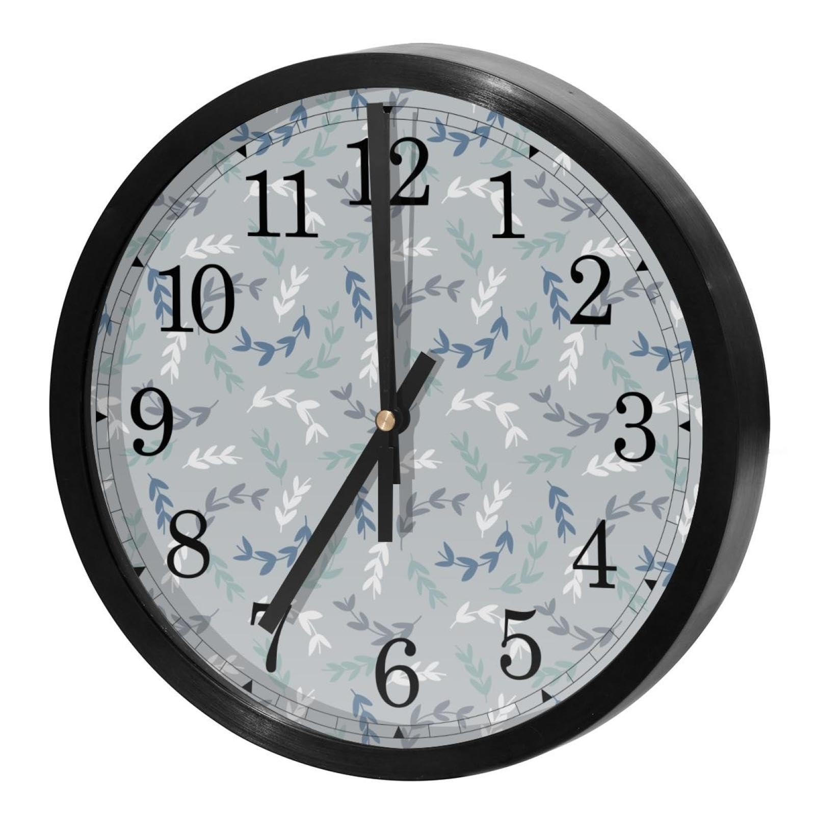 Horloge murale silencieuse à quartz sans tic-tac à piles ronde maison école