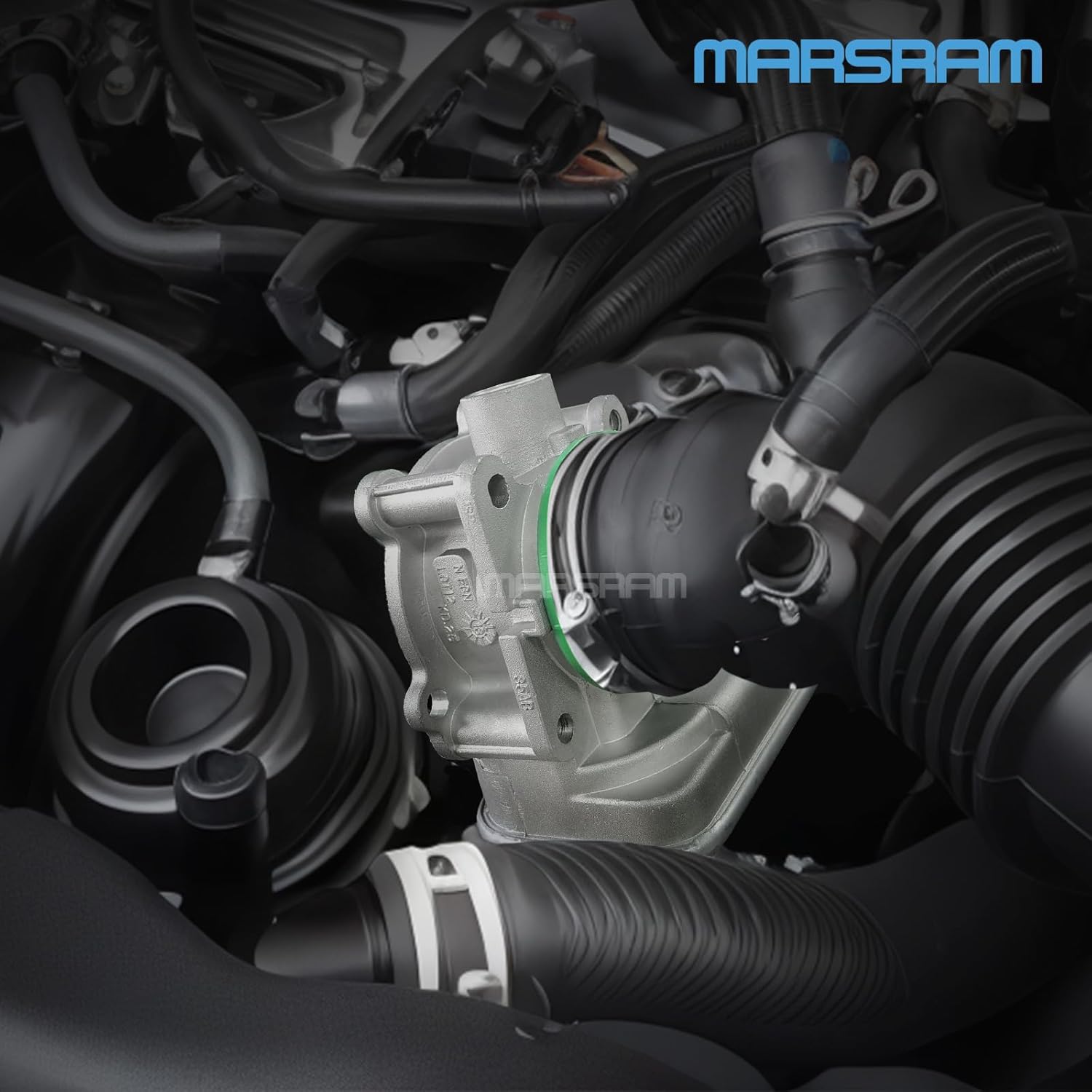 Marsram Electronic Throttle Body for Dodge Avenger Caliber Journey, Chrysler 200 Sebring, Jeep Compass Patriot, 1.8L 2.0L 2.4L Throttle Body Replacement OE Number: 4891735AC 4891735AD 977-025