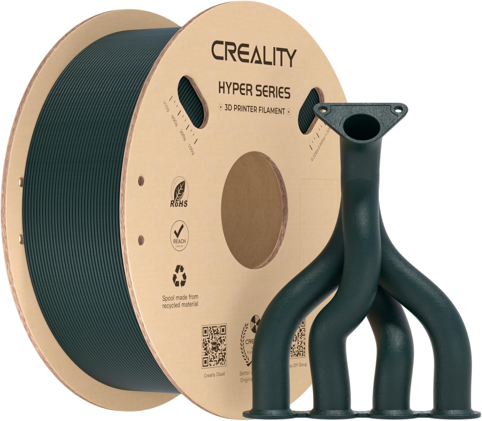 Amazon.co.jp: CREALITY Hyper PLA-CF フィラメント FDM 3D印刷用フィラメント 1KG/2.2Ib 1 ...