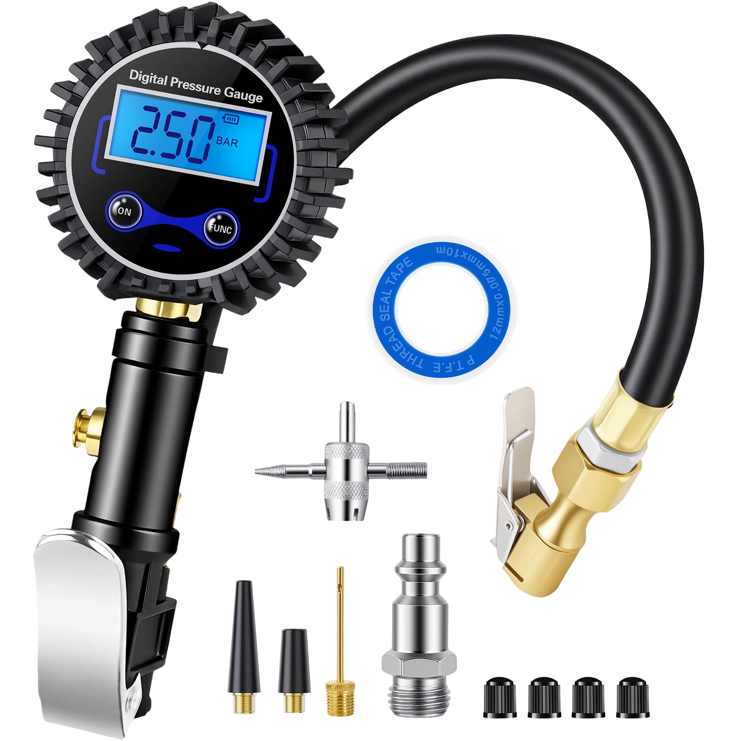 DigitPro 250 PSI Digital Tire Gauge
