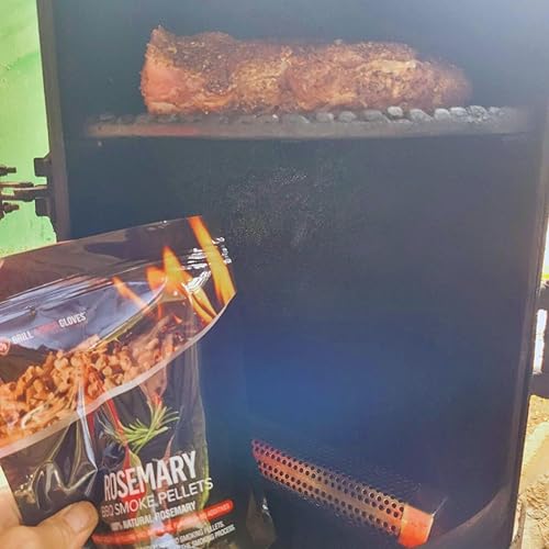 Miniatura 5 de Grill Armor - Pellets de romero 100% naturales para ahumadores, carbón, parrillas de gas, pistola de ahumar, mezclar con otros pellets de madera,