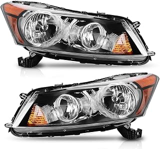 AUTOSAVER88 Headlights Compatible with 2008-2012 Honda Accord 4-Door
