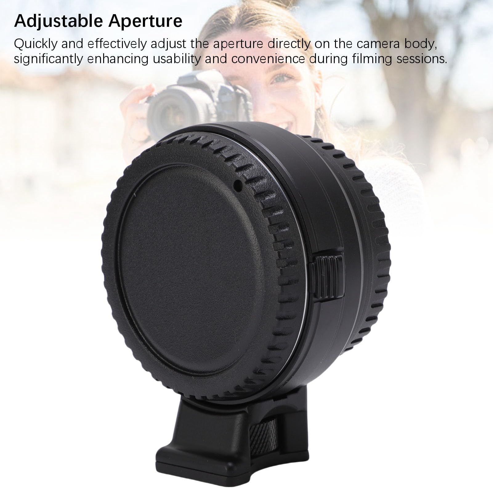 CHICIRIS Adaptador de Montaje de Lente con Apertura Ajustable