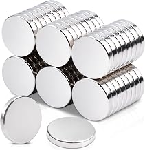 MAGXCENE 50 Pack Rare Earth Magnets, 0.7x0.11 inch Round Neodymium Small Magnets Strong Heavy Duty