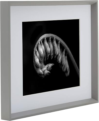 Miniatura 4 de Studio Nova Portarretratos para fotos de 8 x 10 pulgadas de 11 x 14 pulgadas sin paspartú, 11 x 14 pulgadas, mate de 8 x 10 pulgadas, color gris