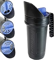 Chapin 8740A 64oz Poly Handheld Spreader - Year-Round Shaker for Seed, Fertilizer, Salt, Sand & Ice Melt with Adjustable Openings