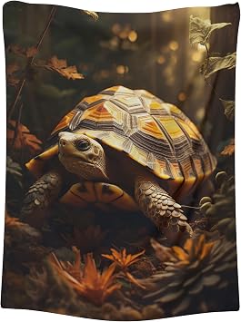Indian Star Tortoise Gifts for Women Blanket Gifts Blanket Travel Large Throw Blankets for Couch 60" x 80"