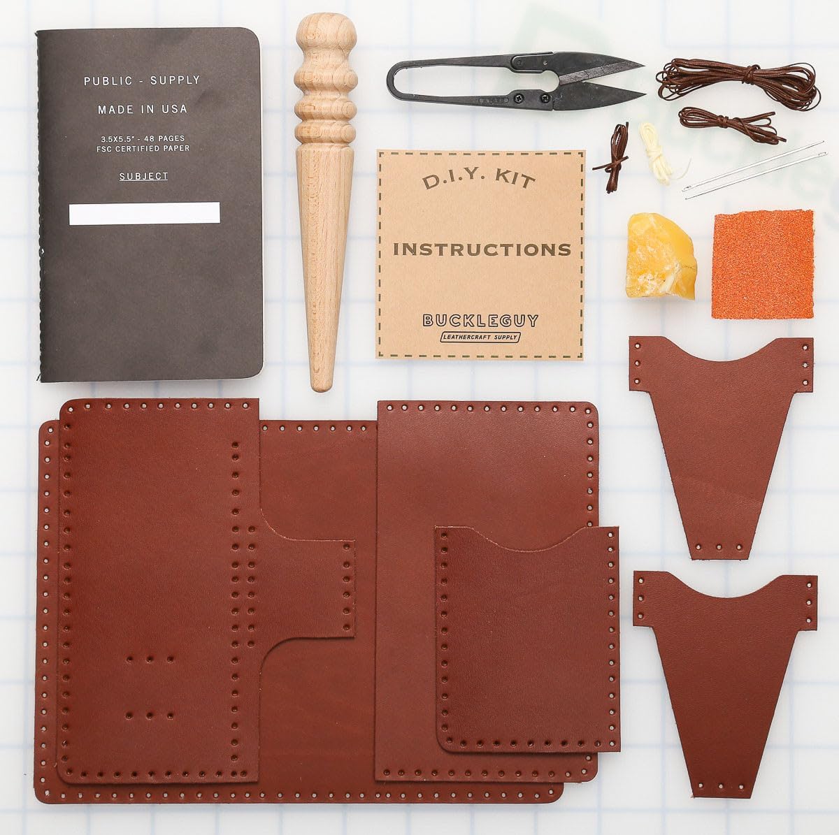 Buckleguy.com DIY Small Journal Cover Leather Kit