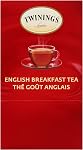 Twinings English Breakfast Tea K-Cups for Keurig | Caffeinated, Smooth, Flavourful, Robust | 24 Count (Pack of 4) | Enjoy Hot or Iced