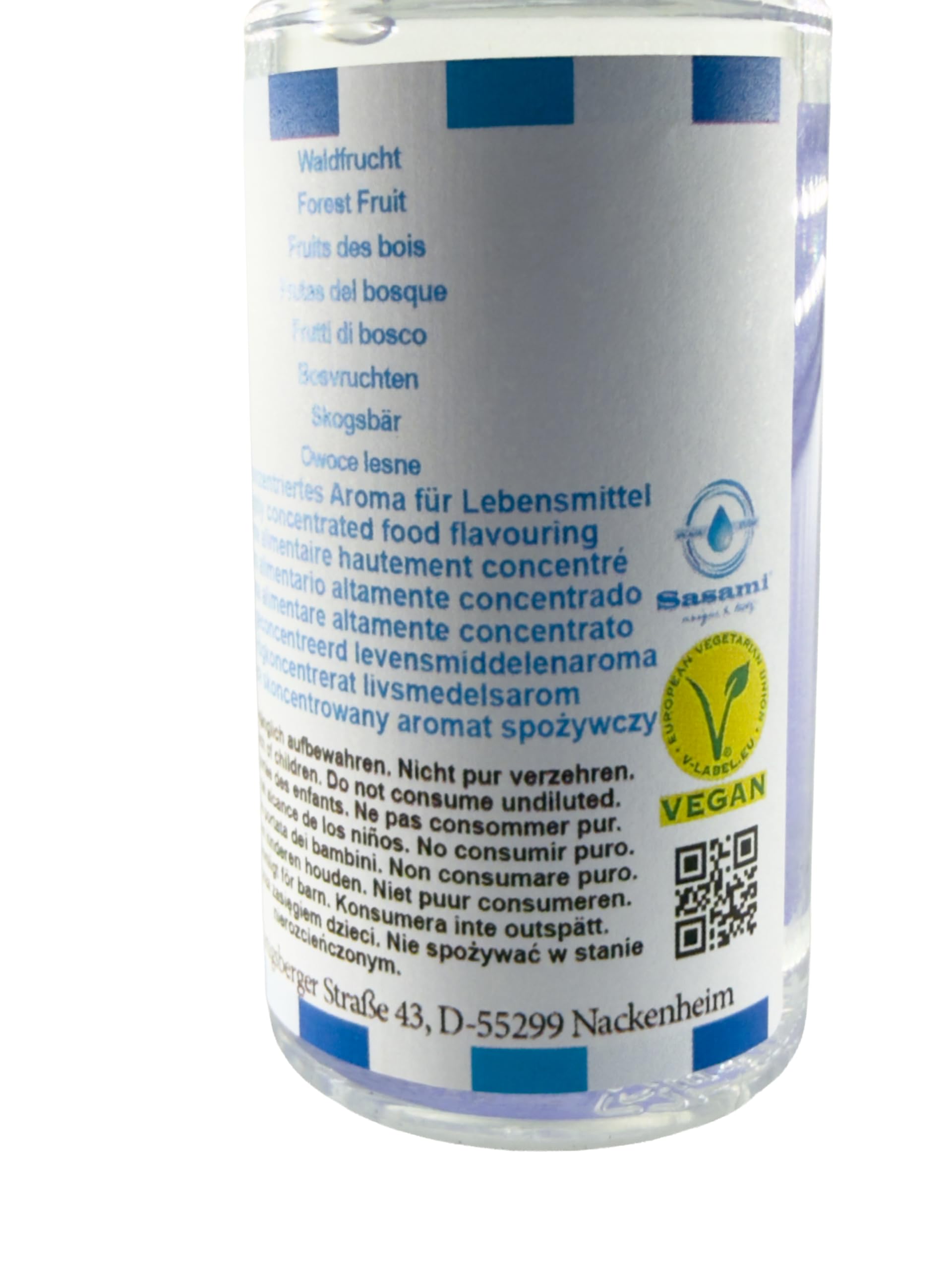 Frutti di bosco aroma concentrato - vegano - Sasami - 100ml