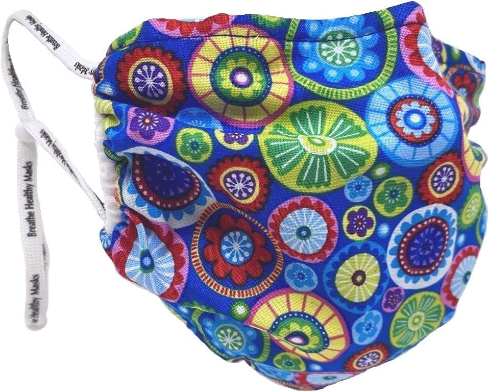 Medallions Face Mask, Reusable Mask for Men and Women, Adjustable, Breathable & Washable, Made in the USA