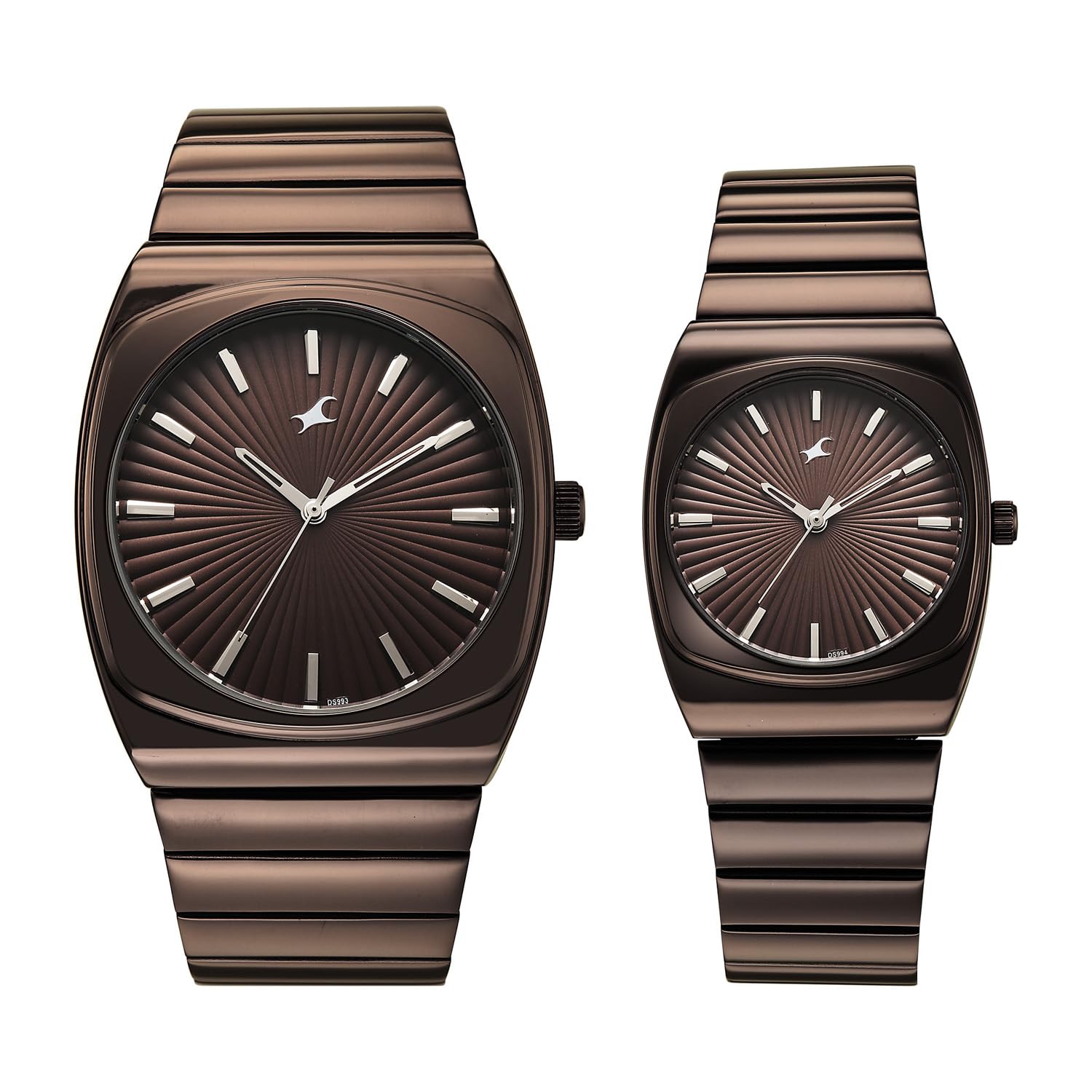 Fastrack Mixmatched 5.0 Quartz Analog with Brown Dial Brown Stainless Steel Strap Watch for Couple - 3819268060QM03-image-43