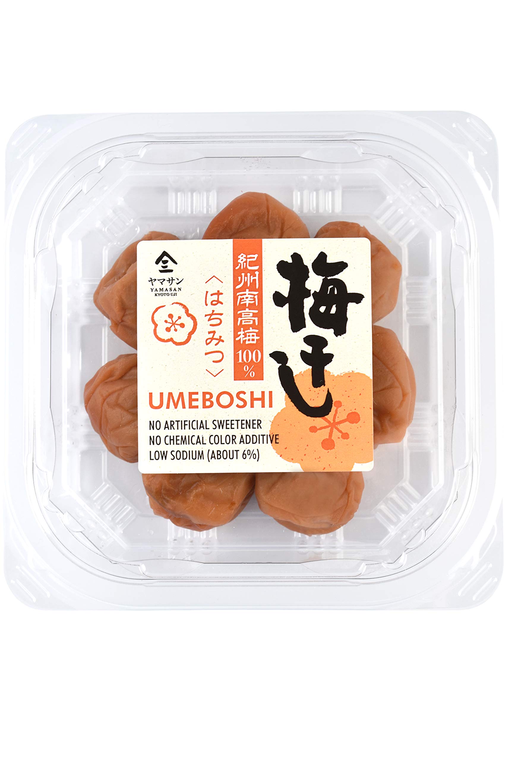 UMEBOSHI -HONEY BLEND- Using The Premier Brand "KISHU NANKO-UME" 100%- Low Sodium, No Artificial Sweetener, No Chemical Color Additive 5.29oz