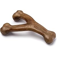 Benebone Wishbone per Cani al Gusto di Pancetta Medio – Osso Giocattolo per masticate