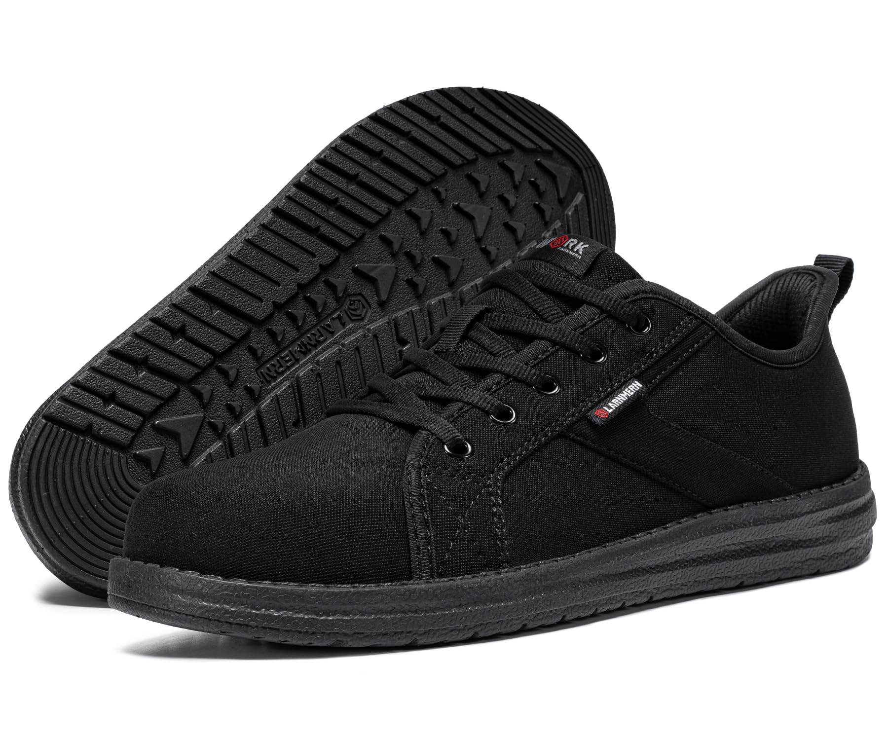 LARNMERN Zapatos de Seguridad para Hombre Slip On Zapatillas Trabajo con Puntera de Acero Calzado Seguridad Ligero Comodo Calzado de Seguridad Hombre Amortiguación