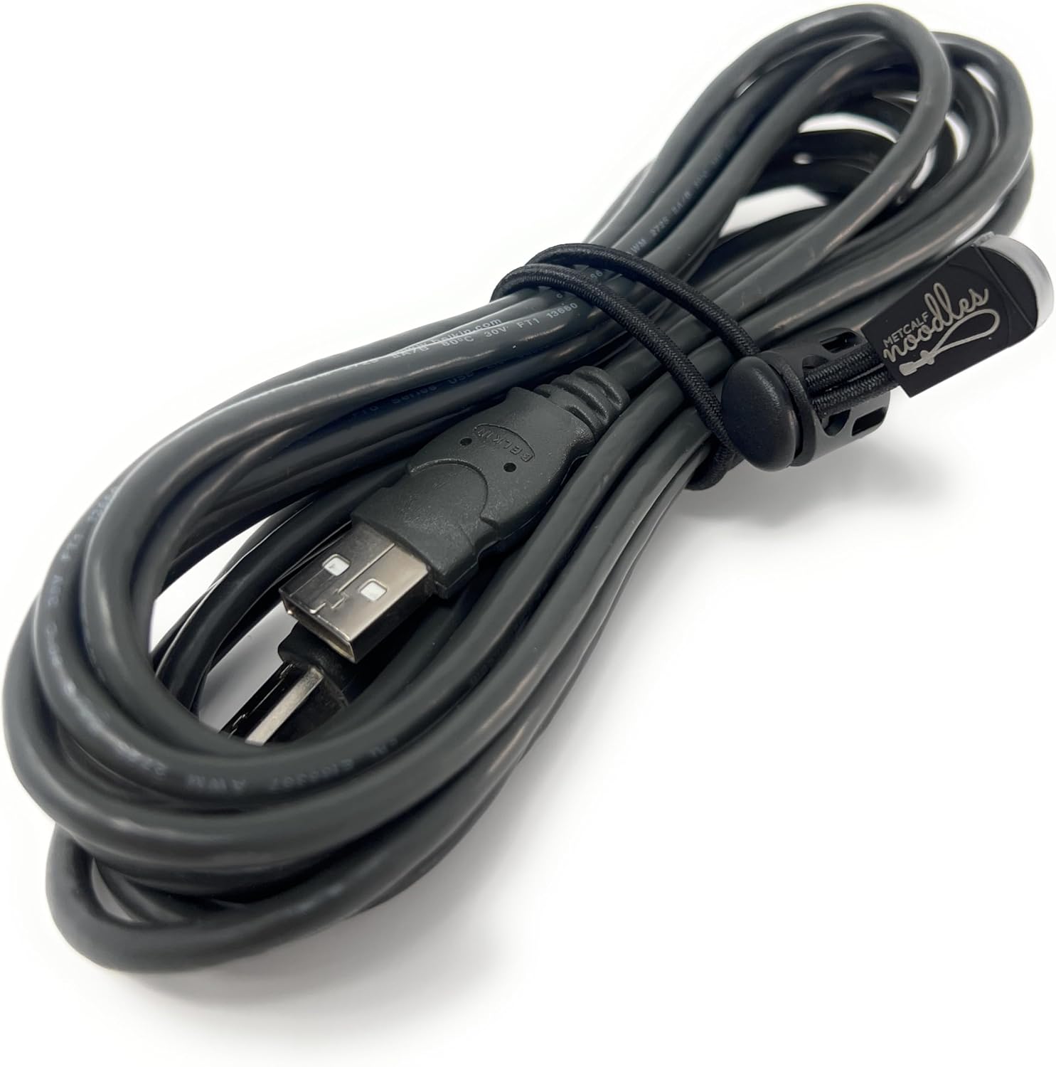 6" Black cable ties, Pack of 5