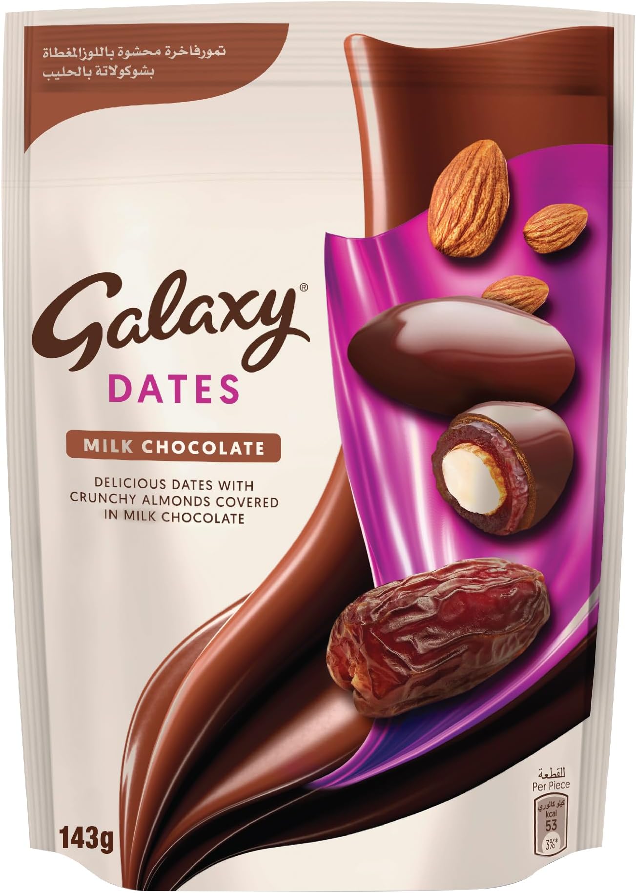Galaxy Dates Milk Chocolate 143g