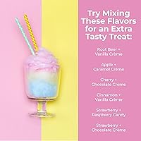 Vista 7 de Nostalgia - Máquina vintage PCM306PK para preparar caramelo sólido y de algodón sin azúcar, para encimera, incluye 2 conos reutilizables y cuchara