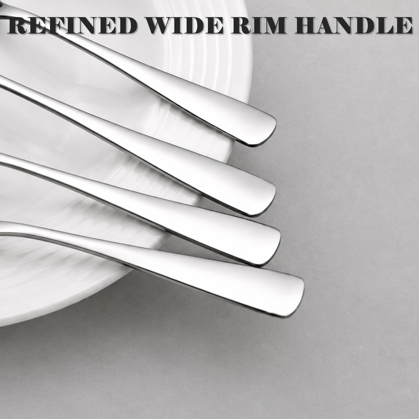 24 Stainless Steel Dinner Forks - Lunalua -5