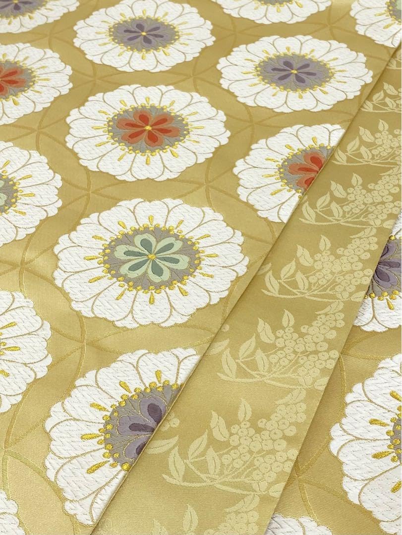 Amazon.co.jp: 極細貳阡七百織 南天文様 西陣織 織匠十一代目篠屋  