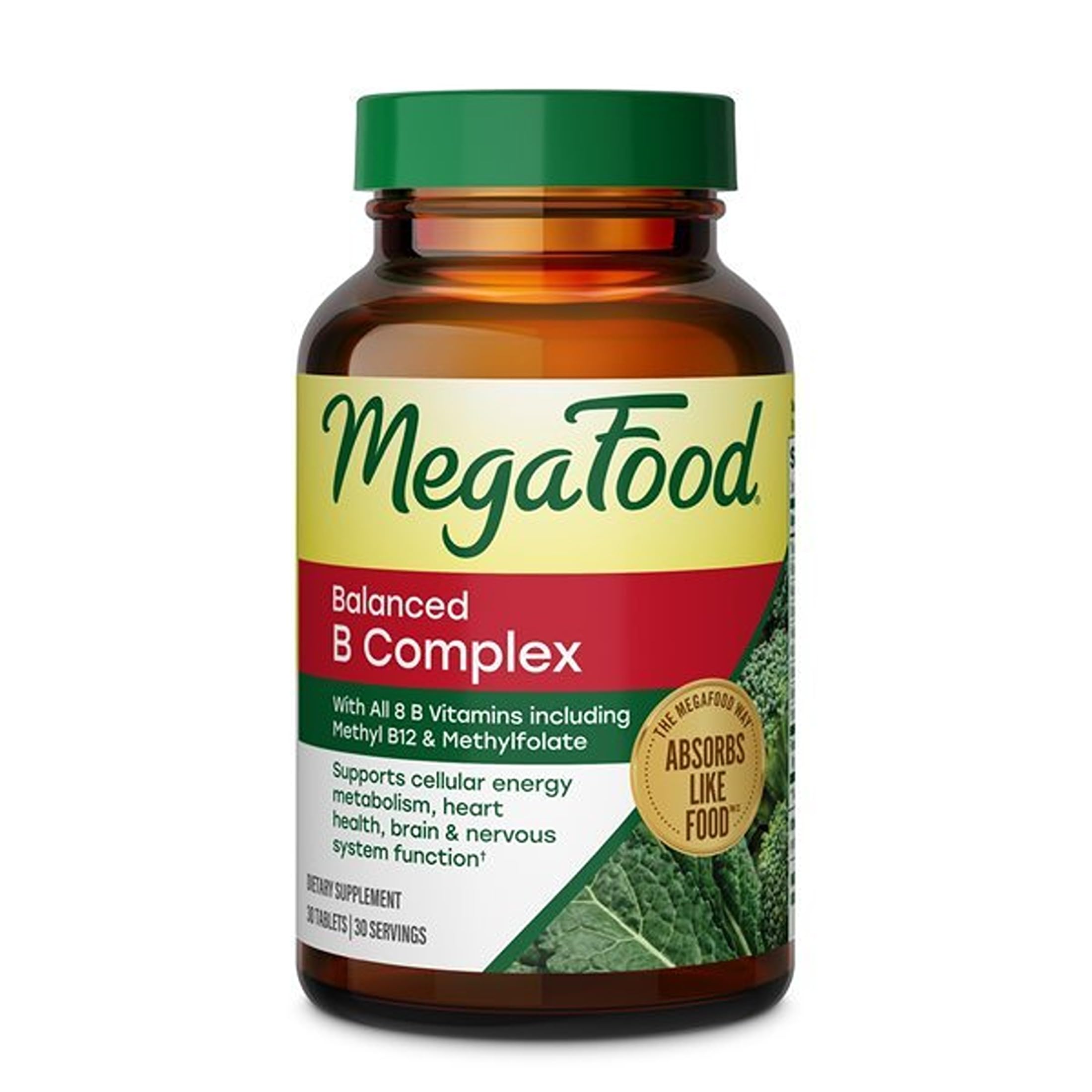 MegaFood Balanced B Complex, Cellular Energy Metabolism Support, 60 Tablets — Amazon image 10