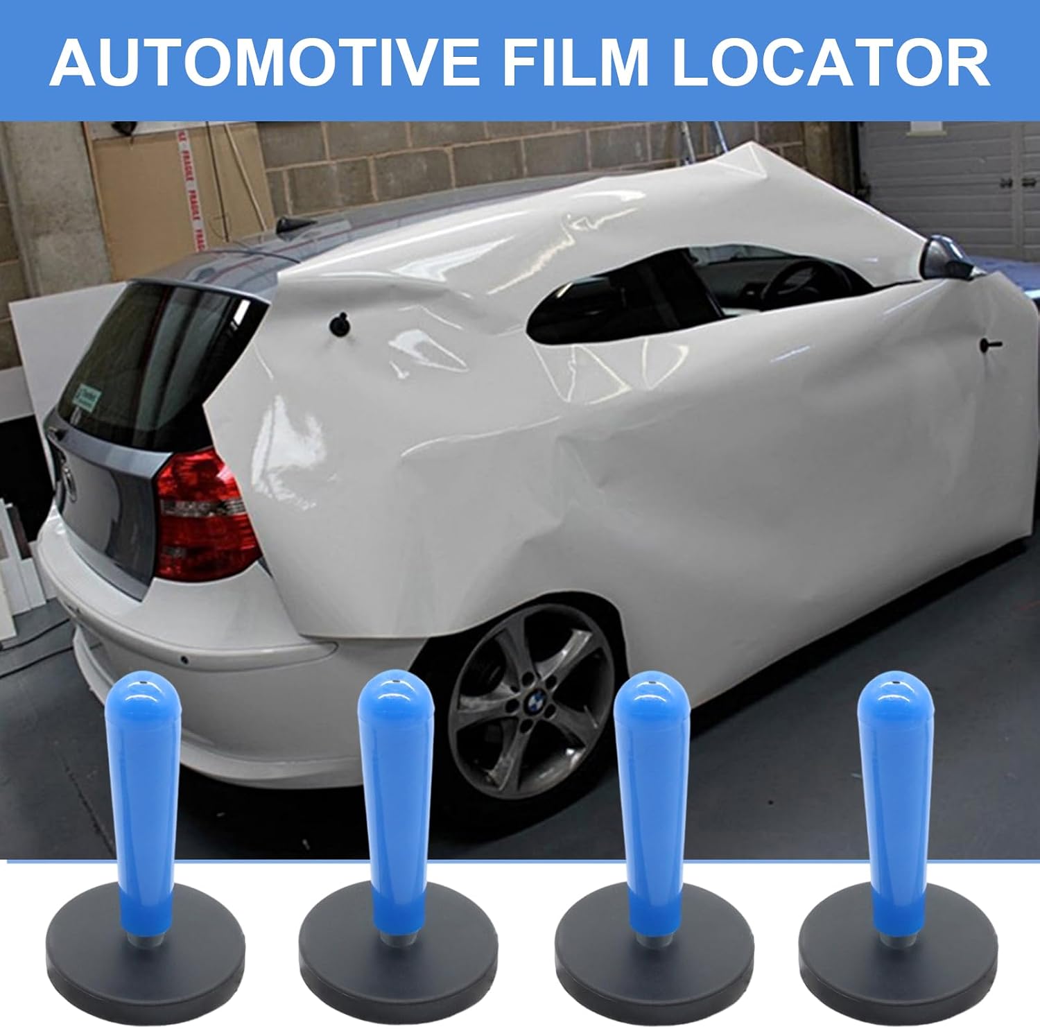 8pcs Car Wrapping Magnets Set Strong Magnets Holders Vehicle Vinyls Wrap Grippers Set for Vinyls Film Application Car Film Mounting