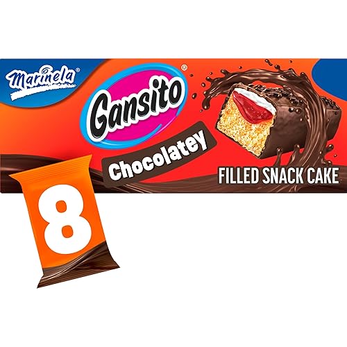 Marinela Gansito Strawberry and Crème Filled Snack Cakes 1 pack
