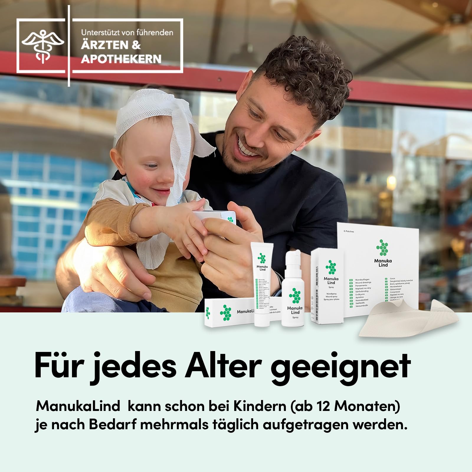 Set: 1x Wundheilspray (30ml) + 2x Wundheilsalbe (15g) | Reinigt die Wunde & unterstützt die Heilung – mit Manuka-Honig (MGO 514+) - für alle Wundphasen – auch bei schweren Wunden