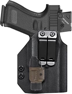 Kydex Lightbearing Holster for Pistols Compatible with Streamlight TLR-7 HL-X TLR-7X TLR-7A Tactical Weapon Light Flashlight