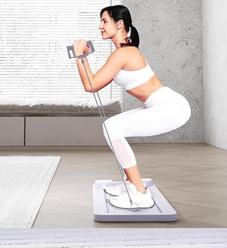 Ab Roller Wheel With Resistance Bands And Knee Mat - Pilates Board For Abdominal Training - Multifunctional Workout Equipment For Core Exercises - Pilates Reformer Tools For Home(Schwarz)