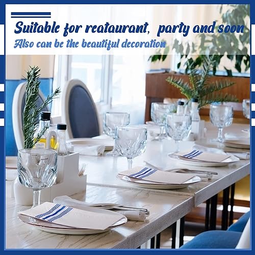 Miniatura 2 de Jetec Paquete de 200 servilletas desechables de papel para baño, servilletas decorativas de lino, suaves y absorbentes, a granel, toallas de papel