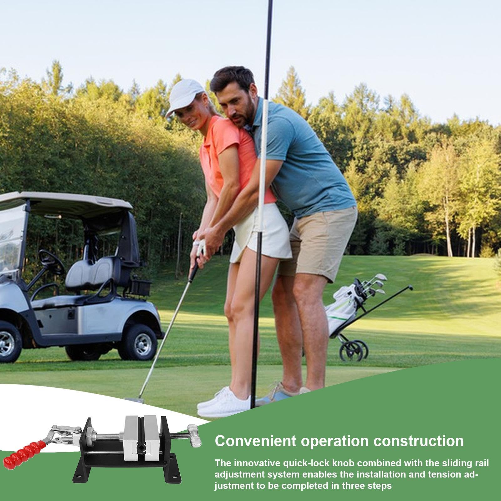 Sujetador De Club De Golf Herramienta De Pinza Ajustable Para Palos De Golf | Herramienta De Liberación Rápida Para Grip De Golf Para Casa Práctica Taller Gimnasio Campo De Golf