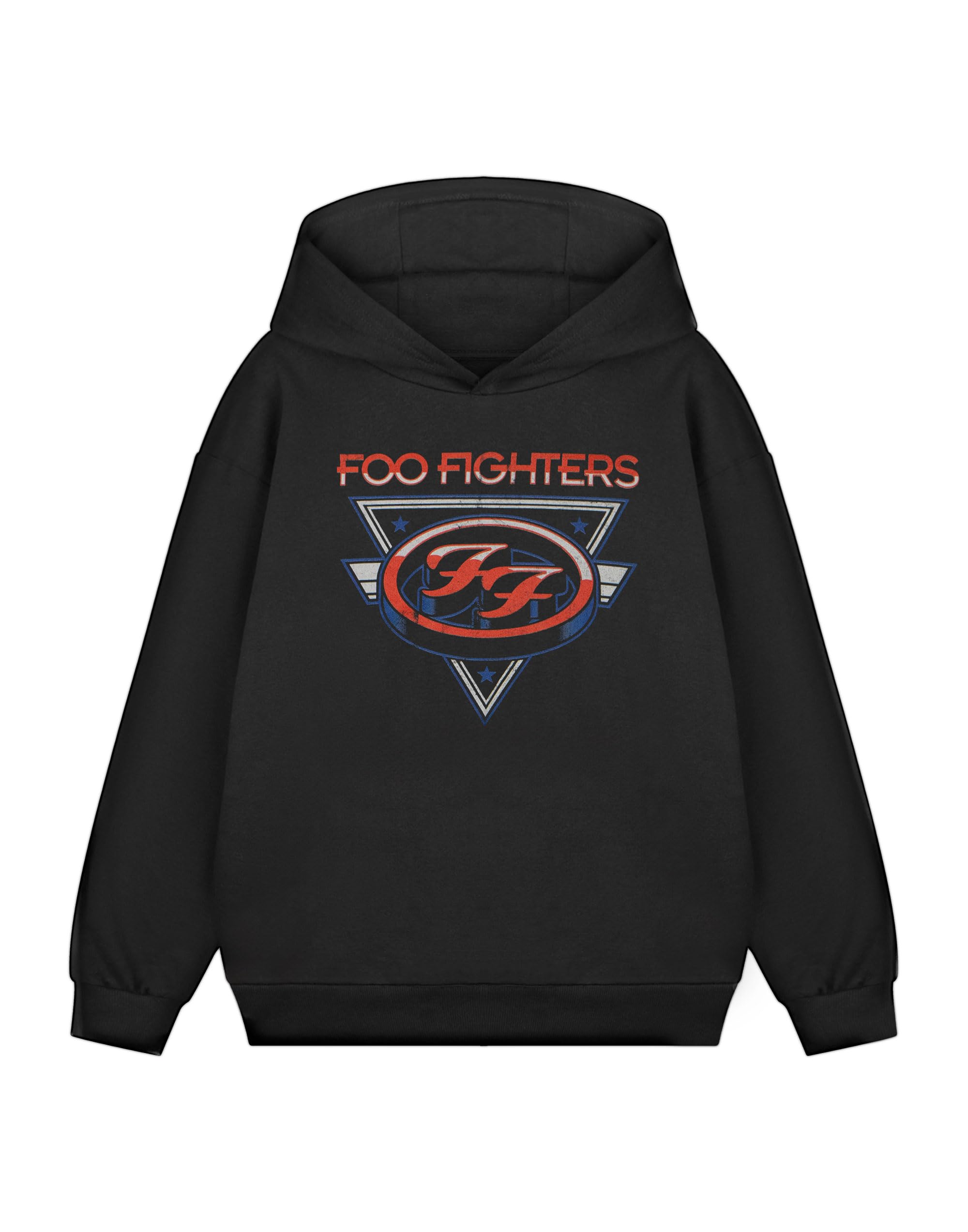 Foo Fighters Kids Hoodie Black Fleece 7-8 Years