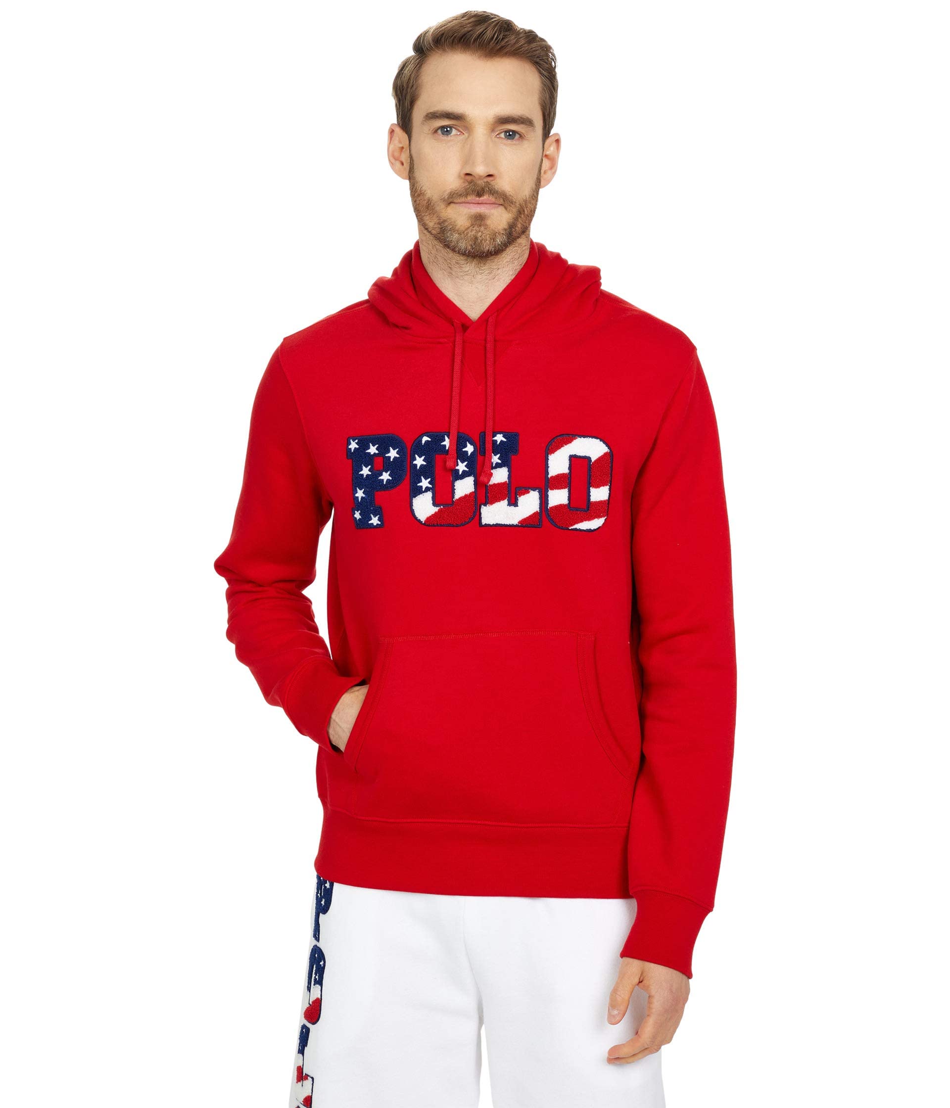 Lightweight Fleece Hoodie Rl 2000 Red 2XL