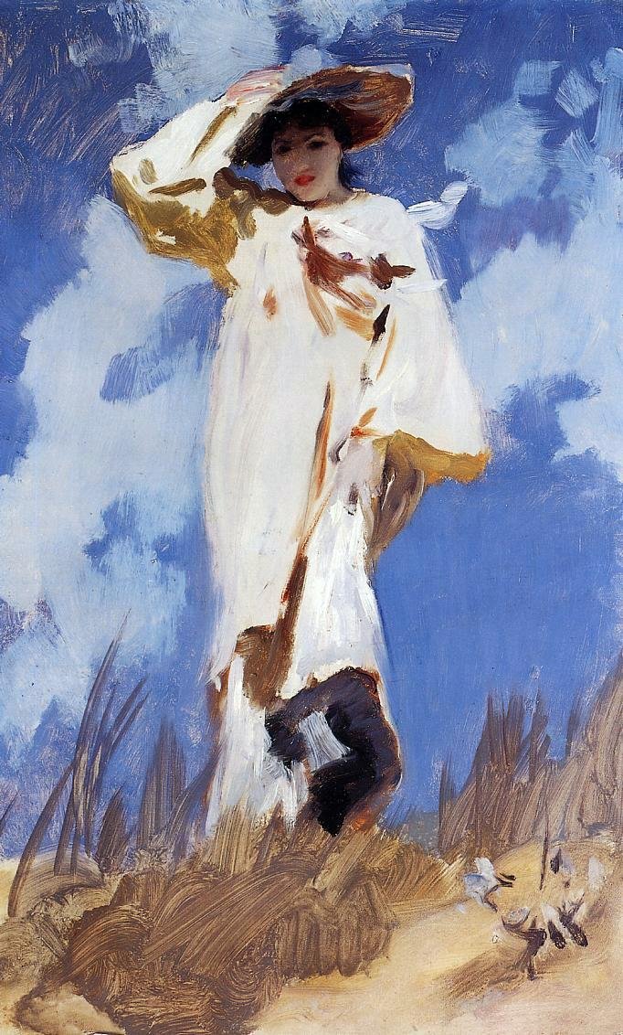 Amazon.com: Art Oyster John Singer Sargent A Gust of Wind (Also