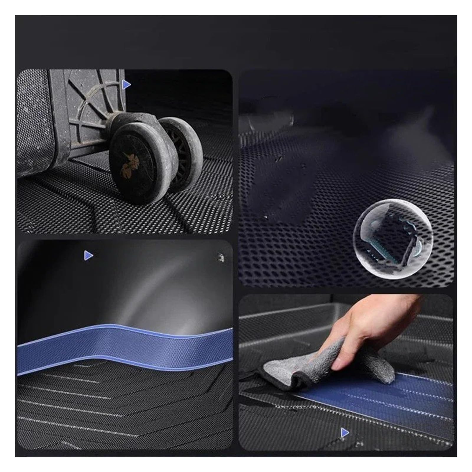 Für BYD Für Sealion 7 07 EV 2024 2025 Schutzpolster Die Rücksitzlehne Kofferraummatte Trittschutz Auto-Innenausstattung Kofferraummatte(Backrest Upper)