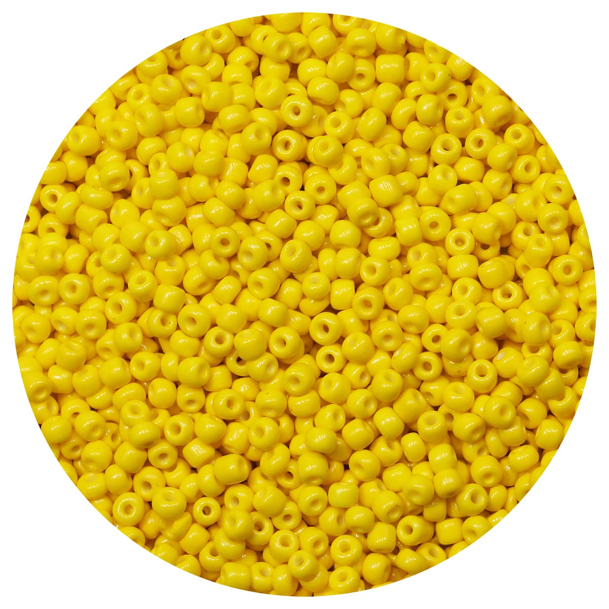 KERGAEN 4mm Glass Seed Beads Bulk - 200g (Approx. 2400 pcs) - 6/0 Round Craft Beads for Jewelry Making - Earrings, Bracelets, Necklaces