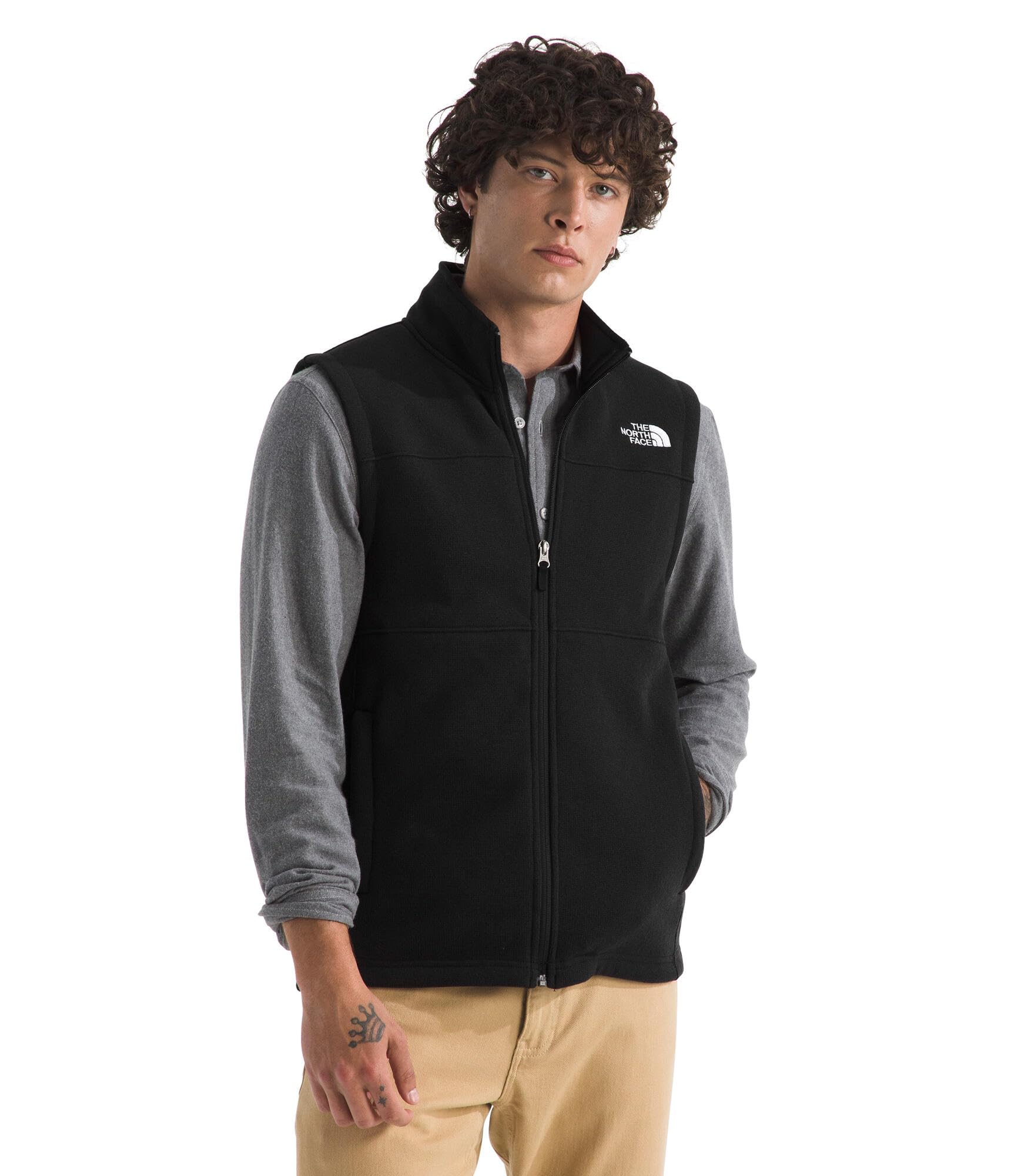 THE NORTH FACE Men's Gordon Lyons Vest | Cold Weather Top With Zippered Hand Pockets