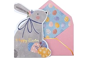 16-Count Easter Bunny Greeting Cards: Adorable Easter Essentials for Kids