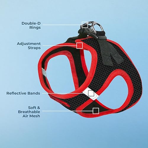 Miniatura 4 de Best Pet Supplies - Arnés Voyager Step-in Air hecho de malla apta para todos los climas arnés tipo chaleco para colocar por las patas para perros