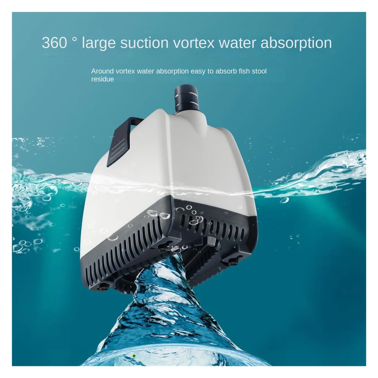 Industrial Water Pressure Diaphragm Pump Low Suction Submersible Pump Low Water Level Large Flow Household Filtration Circulating Small Aquarium Pumps(LV-4500DX 85W)