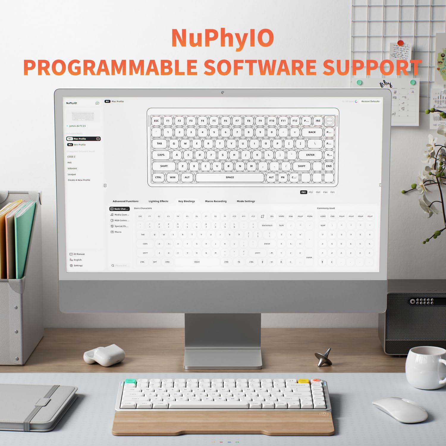 NuPhy Air75 V3 ホワイト US配列 おまけ付き Amazon.com: nuphy Air75 V3 Hot Swappable Wireless Mechanical