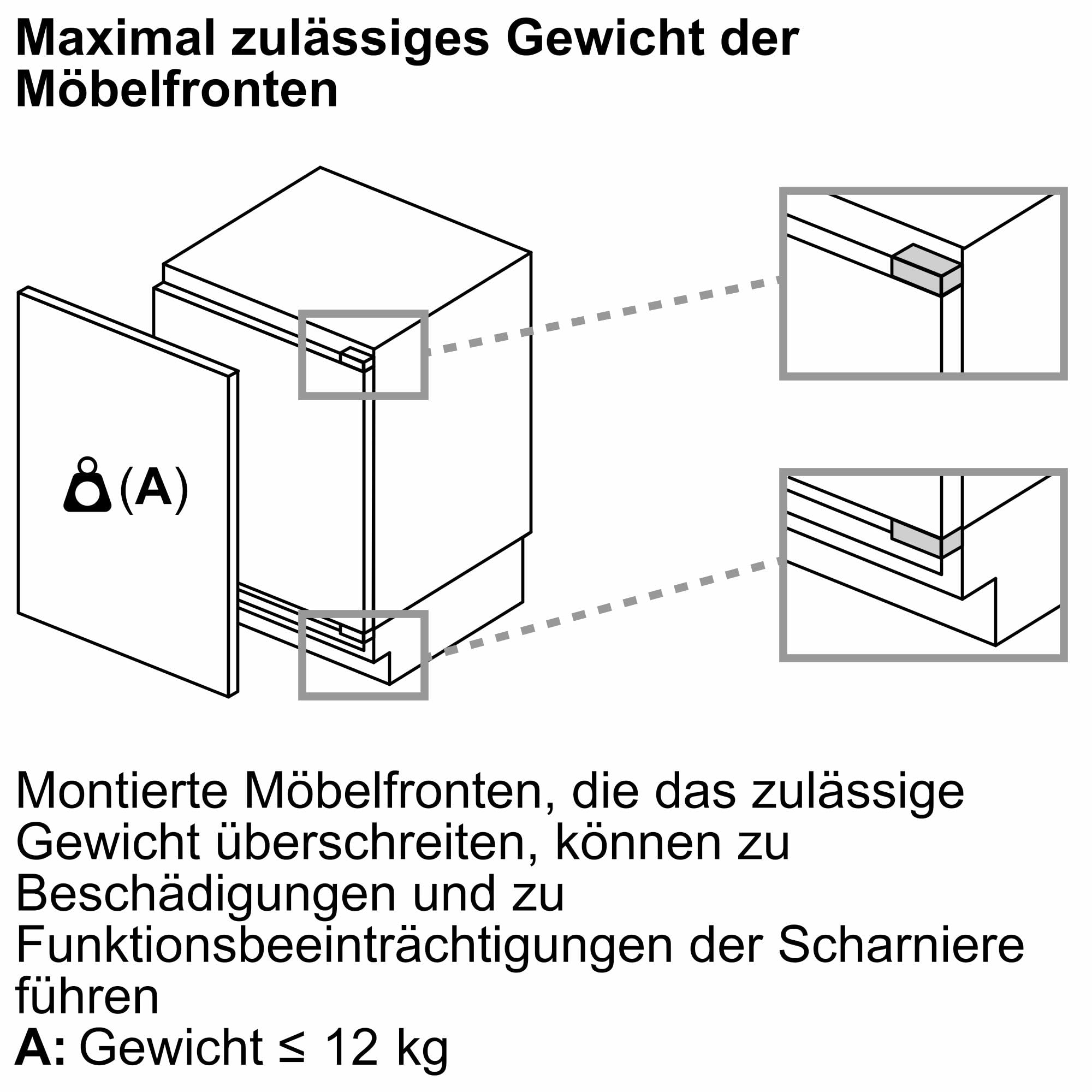Bosch KUL22ADD0, Serie 6, Smarter Unterbau-Kühlschrank mit Gefrierfach, 82 x 60 cm Nische, 93 L Kühlen & 17 L Gefrieren, Made in Germany, längere Frische mit VitaFresh 0º, sehr leise, HomeConnect